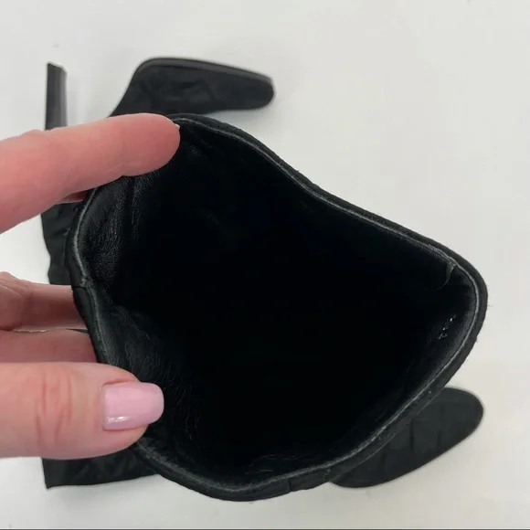 Miu Miu Tall Boots Size 38 1/2 Black - Picture 9 of 16